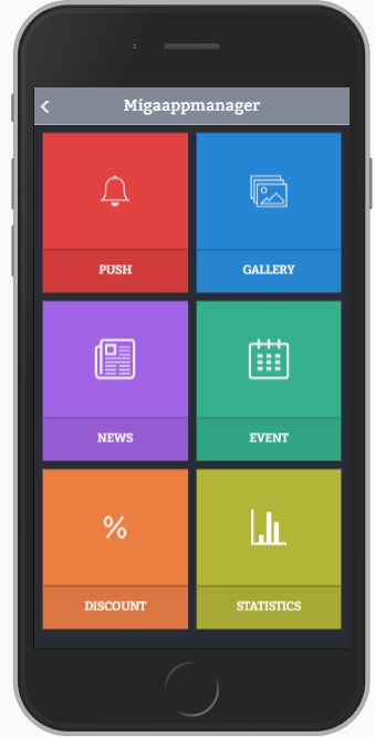 MigaAppManager - Mobile End